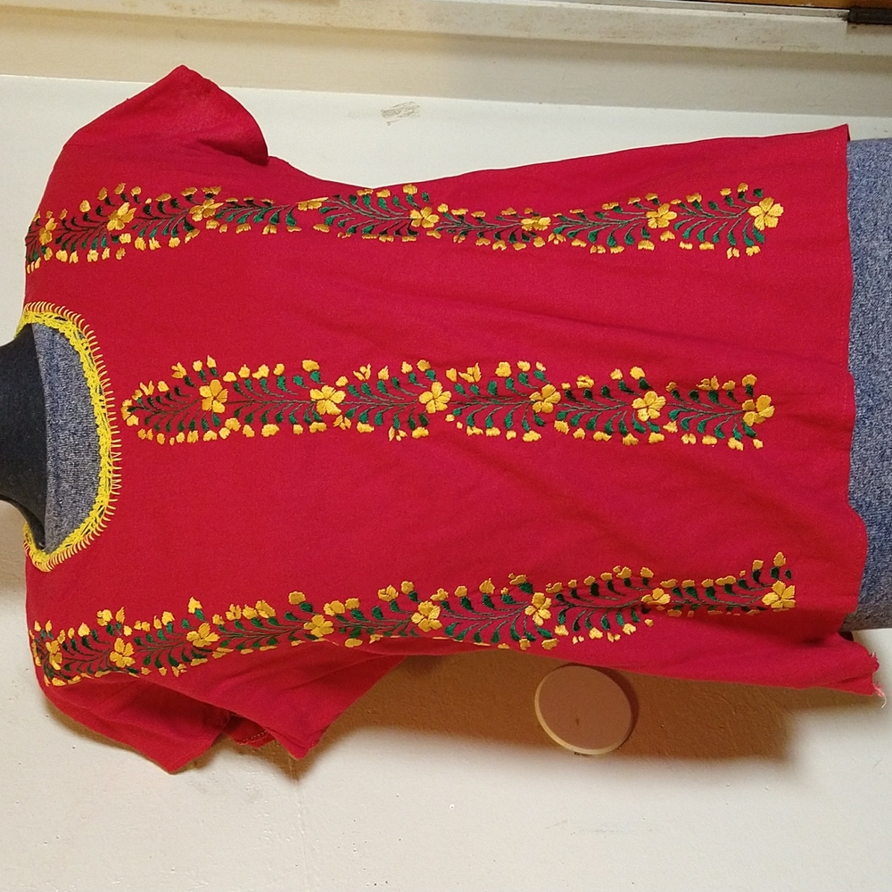 Open back blouse from Oaxaca.